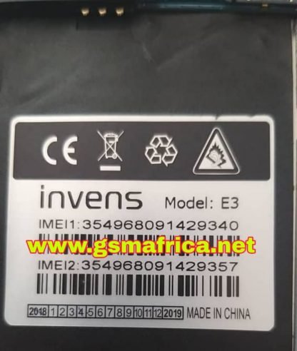 INVENS E3 FIRMWARE SPD pac