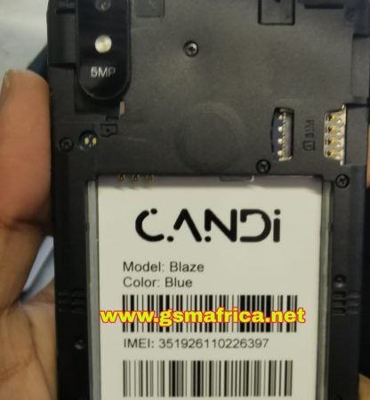 CANDi Blaze FIRMWARE MT6580 ANDROID 9