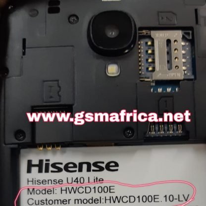 Hisense U40 LITE HWCD100E_10-LV FIRMWARE SPD pac 8.1.0