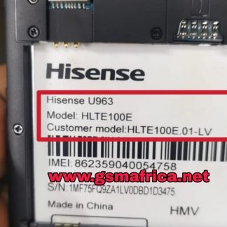 Hisense U963 (HLTE100E-01-LV) FIRMWARE SPD SP9832E Android 9