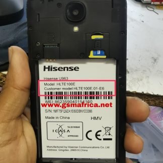 Hisense U963 (HLTE100E-01-E6) FIRMWARE SPD SP9832E Android 9