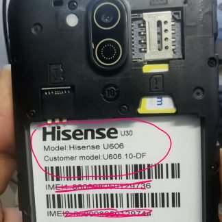 Hisense U30 Firmware (U606.10-DF) SPD pac