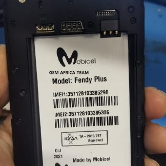 Mobicel Fendy Plus Firmware SPD Android 10